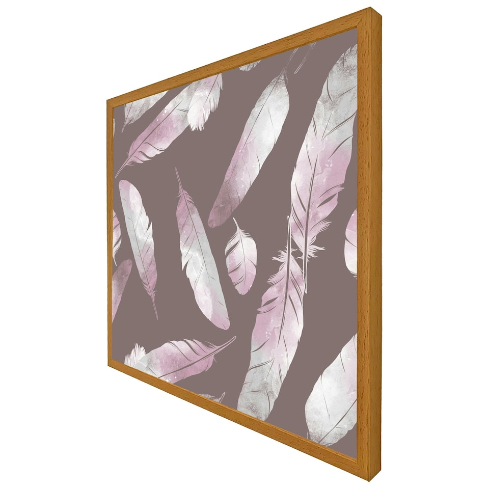 image 1 of Imprints bird feathers (Picutre Frame) Black | XS