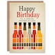 image 1 of Special Craft Beer Lover Row Bottles Father Birthday Card