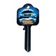 image 1 of Back To The Future Delorean Blank Key | Blue | Blue | One Size | 1