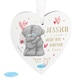 image 3 of Personalised Me To You Hold You Forever Wooden Heart Decoration