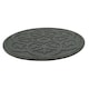 image 4 of Nicoman Round Grey Scroll Stepping Stone - Pack of 4 | Grey | Grey | Pack of 4