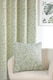 image 4 of Sade - Fully Lined Floral Curtains - Eyelet - Polycotton (Green, 46'' x 72'' - 117cm x 183cm (Pair))