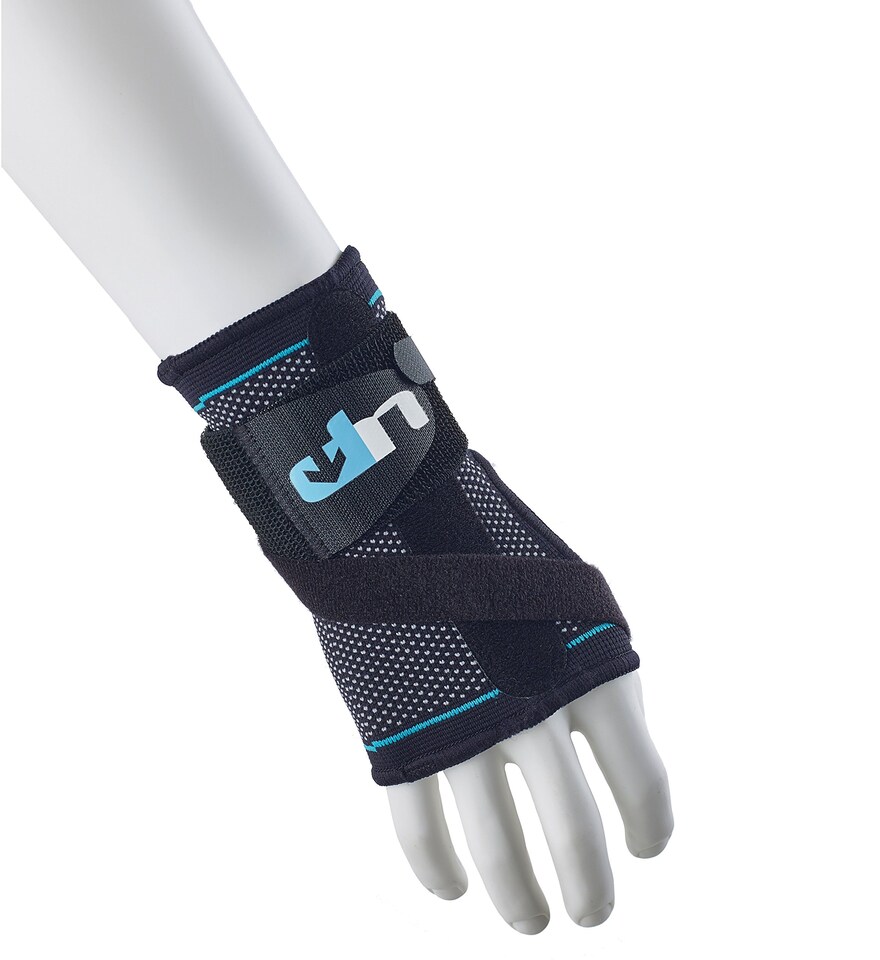 image 1 of Ultimate Performance Advanced Ultimate Compression Wrist Support With Splint, Medium, K-Rey-Up5186M, Black