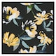 image 2 of Yellow flowers on green (Picutre Frame) Brown | XL