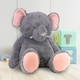 image 9 of The Magic Toy Shop Jumbo Elephant Soft Toy 100cm Giant Plush Stuffed Animal