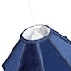 image 3 of Traditional Victorian Empire Lampshade in Midnight Blue Velvet with Tassels | Blue