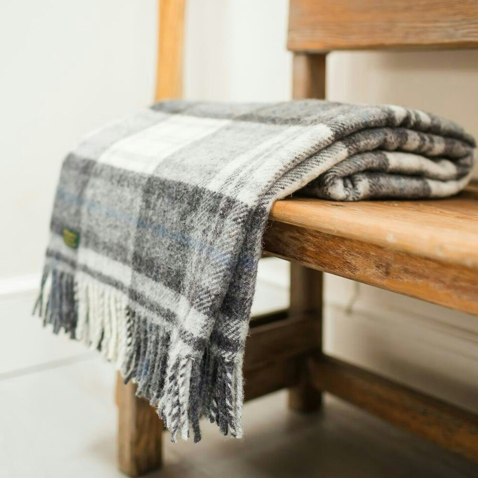 image 1 of Lifestyle Cottage Throw/Blanket - Grey