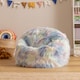 image 1 of Kids Classic Faux Fur Bean Bag Chair Unicorn Bean Bags for Children | Multi | Unicorn | 1