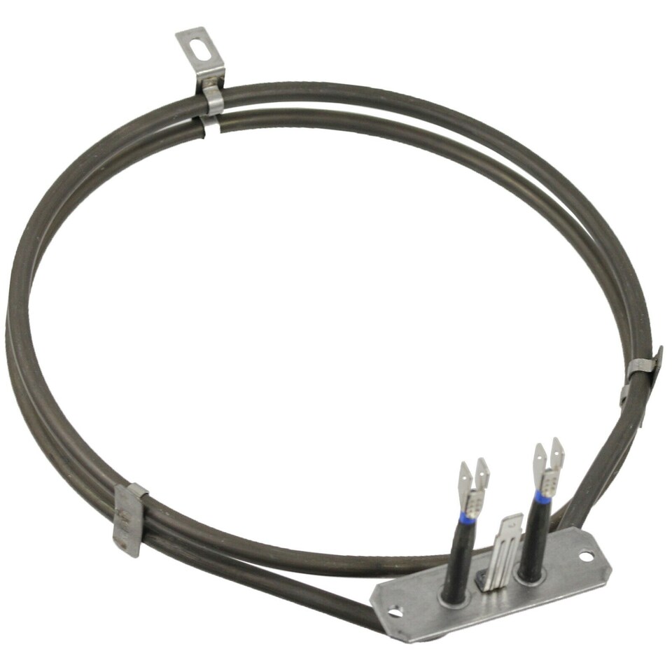 image 1 of SPARES2GO 2 Turn Heater Heating Element for Indesit Fan Oven Cooker 2000w