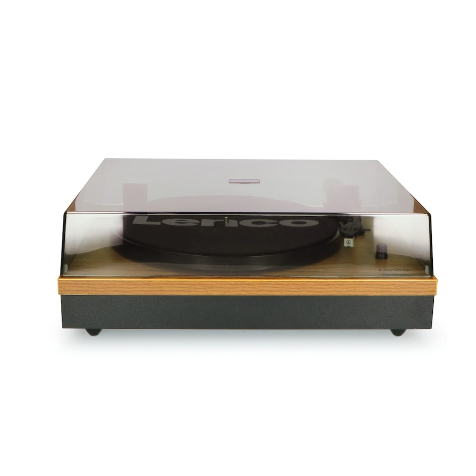 image 1 of LENCO LS-300WD - Turntable with Bluetooth and two separate speakers, wood