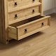 image 6 of Vida Designs Corona 5 Drawer Chest of Drawers Rustic Furniture, Solid Pine Wood