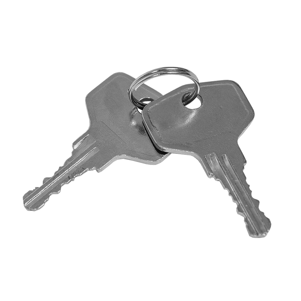 image 1 of Window Handles - set of 6, built-in lock, 2 keys per handle, for UPVC, aluminium, and some timber windows | White | white | 13,20 x 5,80 x 2,90 cm | 6