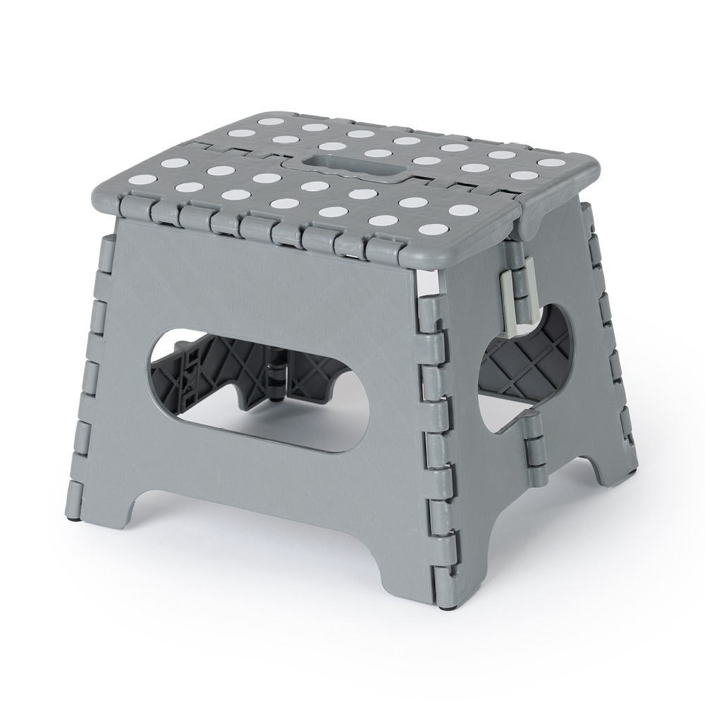 9 inches Folding Step Stool Grey