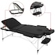 image 5 of Yaheetech Adjustable 3 Fold Massage Bed with Headrest and Hand Pallet