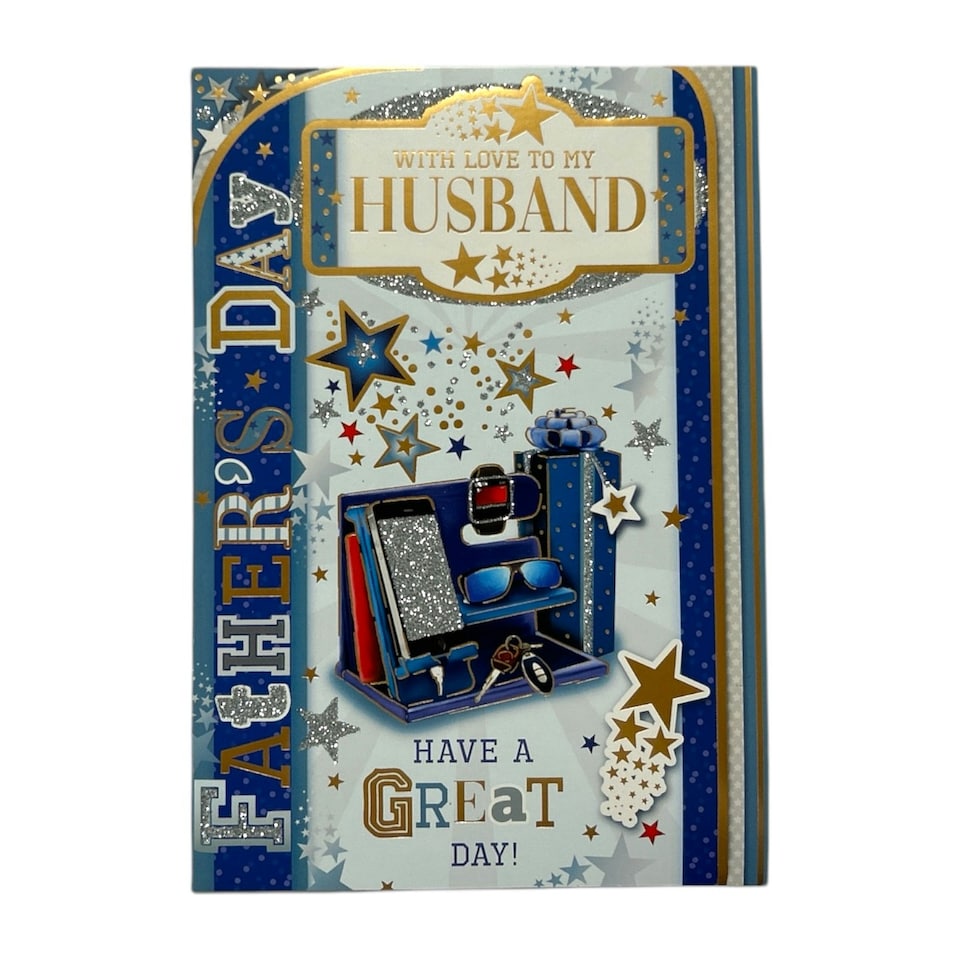 image 1 of To My Husband Men's Accessories Design Father's Day Card