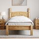 image 2 of Vida Designs Corona 3ft Single Bed Solid Pine Wood Frame, Low Foot End, 90 x 190cm