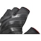 image 4 of Adidas Half-Finger Weightlifting Gloves — Size S, Black, Integrated Wrist Strap | Black | Black | S
