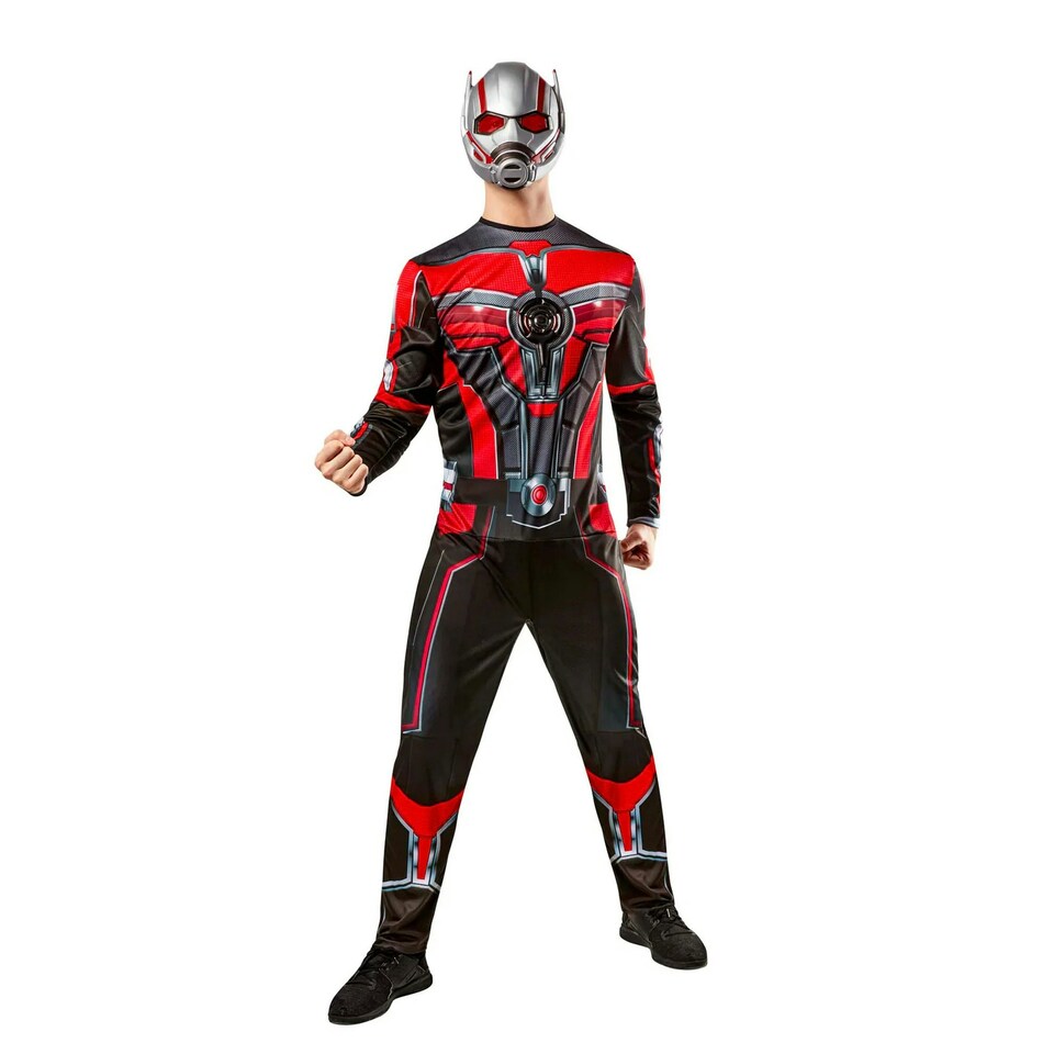 image 1 of Ant-Man Mens Digital Print Costume - Red/Black/Silver - S S