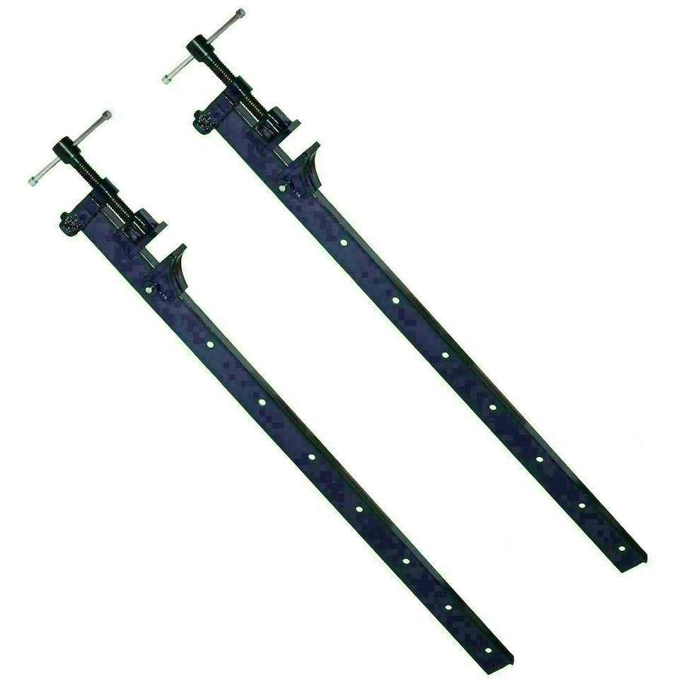 image 1 of 36" (900mm) Cast Iron T-Bar Sash Clamp Grip Work Holder Vice Slide Cramp 2pc