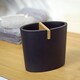 image 1 of Showerdrape Sonata Black & Bamboo Toothbrush Holder