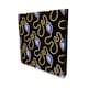 image 1 of Golden chains and gemstones (Canvas Prints) 91cm x 91cm