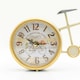 image 4 of Hometime Mantel Clock Bicycle Grey | Blue