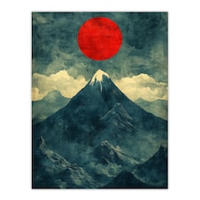 絵画 Red Mountain Colorful Red Mountains Landscape Diamond Painting