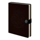 image 1 of Harry Potter Premium Hogwarts Crest A5 Notebook - Brown/White - One Size