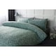 image 2 of Belledorm Flora Jacquard Duvet Cover Set - Duck Egg Blue - Superking