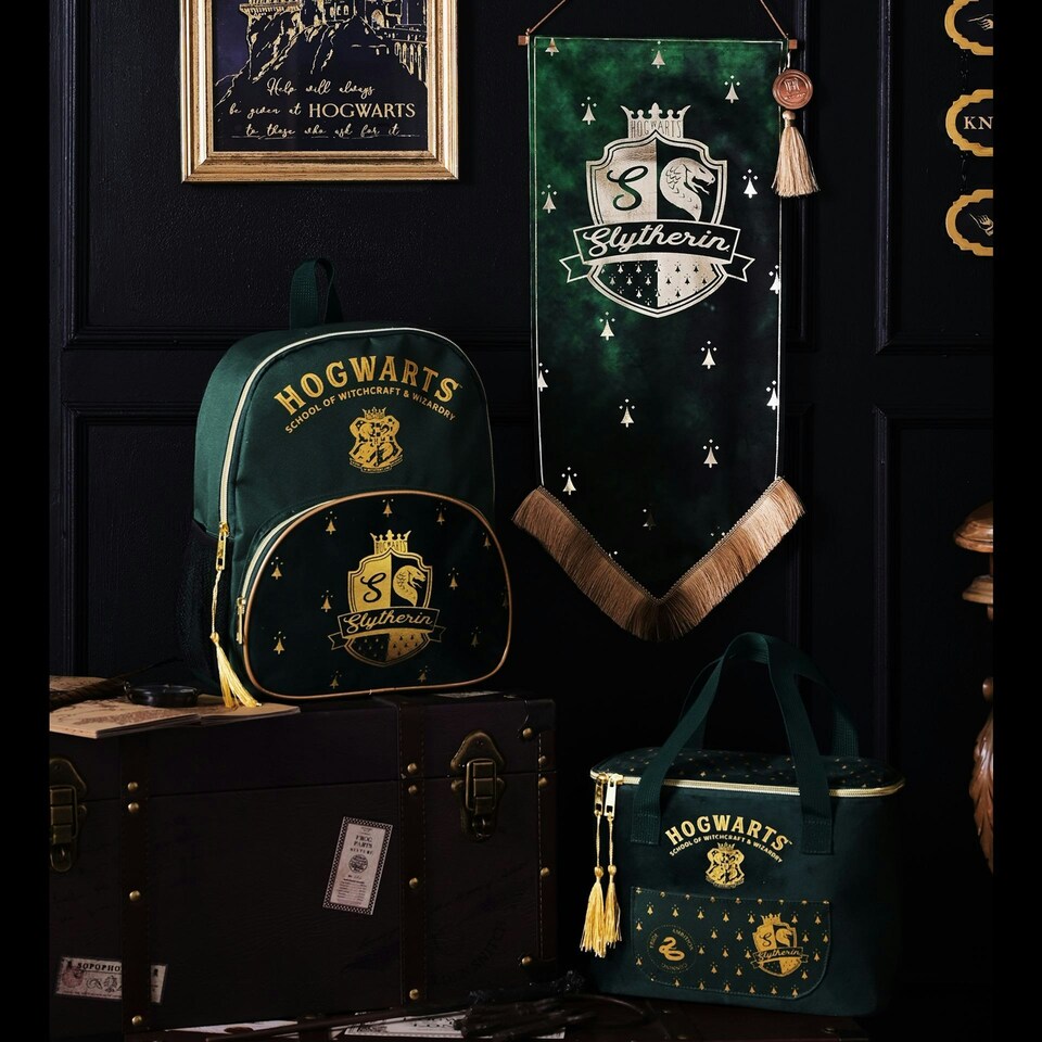 image 1 of Warner Bros Harry Potter Alumni Lunch Bag Slytherin