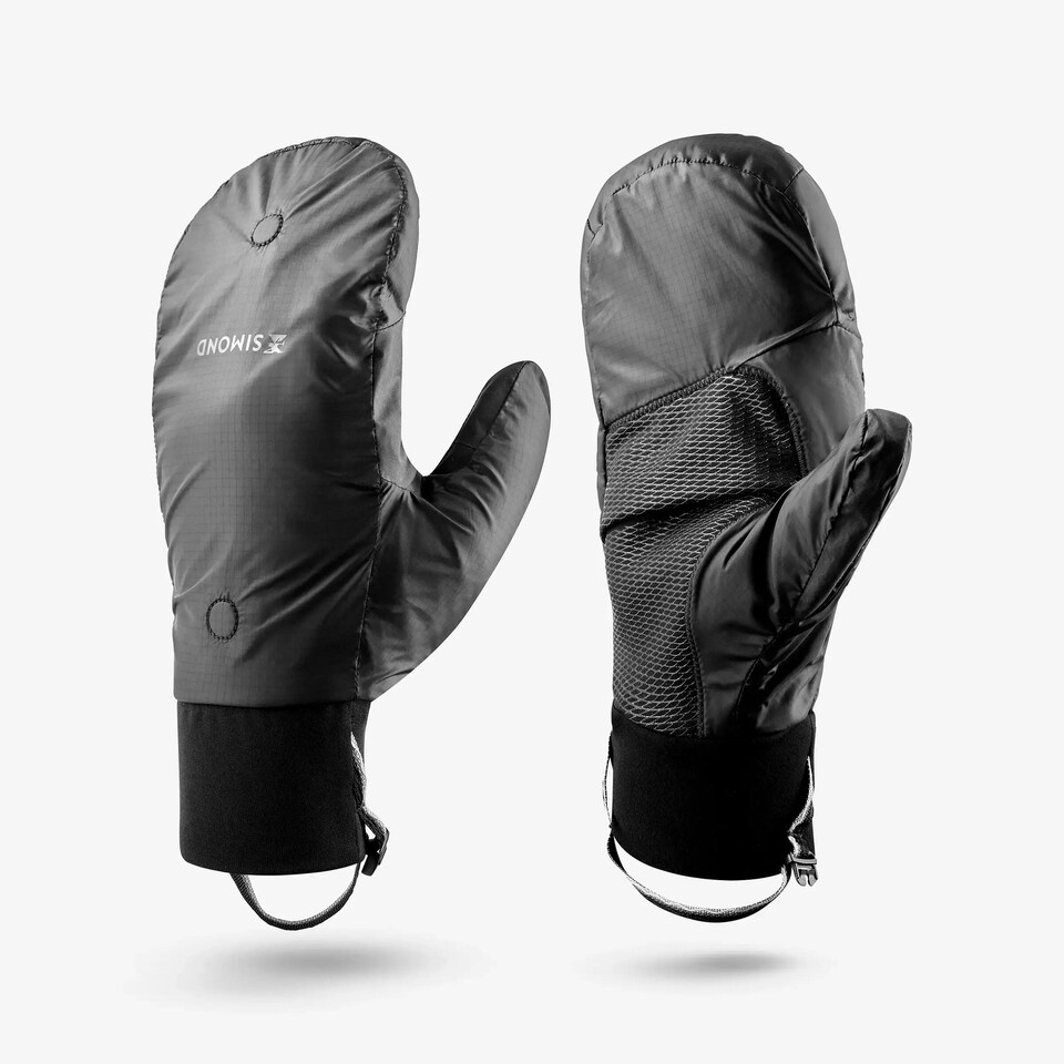 image 1 of Decathlon Warm Mittens/Fingerless Gloves MT900 - Black