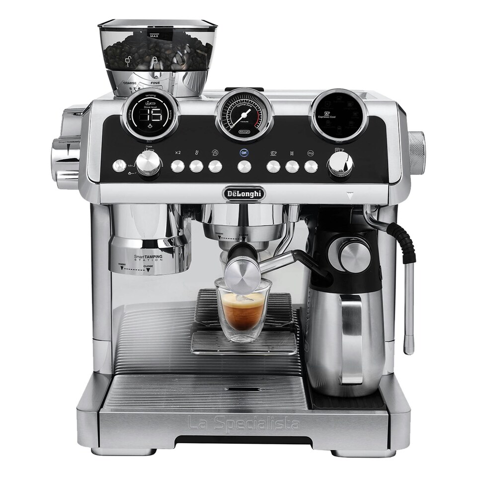 image 1 of Delonghi La Specialista Maestro Bean to Cup Manual Coffee Machine, Silver
