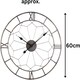 image 2 of Marco Paul  60cm Roman Numerals Skelton Clock Gold