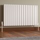 image 2 of Stirling Bold - White Thermostatic Radiator Valve & Installation Kit Angled 15mm