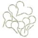 image 2 of 50mm Cup Hook Screws Picture Curtain Hangers Fasteners Brass Coated 10pc