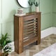 image 1 of OHS Wood Effect Radiator Cover Sideboard Shelf - Small | Brown | Dark Wood