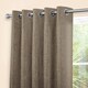 image 6 of Sundour Amberley Eyelet Curtains Brown 66x72" Brown