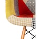 image 7 of MOF Patchwork Chair Dining Chair or Office Chair or Occasional Chair Fabric Combination Chair with Arm Multi