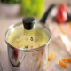 image 4 of Classic Induction Saucepan 3pc Set Silver