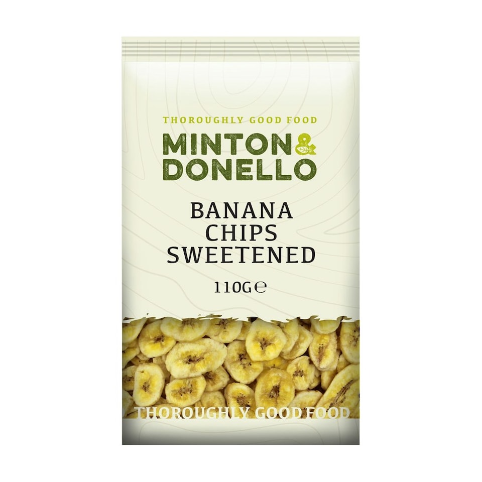 image 1 of Minton & Donello Sweetened Banana Chips 6 x 110g | Multi