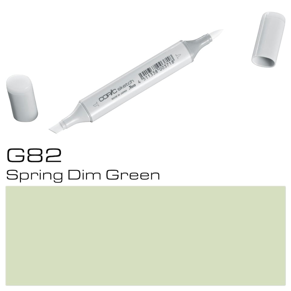 image 1 of Copic Sketch Marker, Spring Dim Green, Single Pen