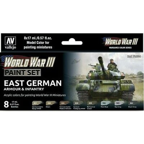 East German Armour & Infantry (8) - Brand New