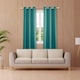 image 6 of Teal Blackout Curtains - Eyelet Thermal Curtain  - 46 x 72 Inch Drop - 2 Panel | Blue | One Size
