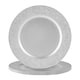 image 1 of Argon Tableware Hammered Charger Plates - 33cm - Silver - Pack of 6 | Silver | Hammered Silver
