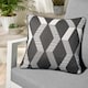 image 1 of Fusion Rico Cushion Cover Black