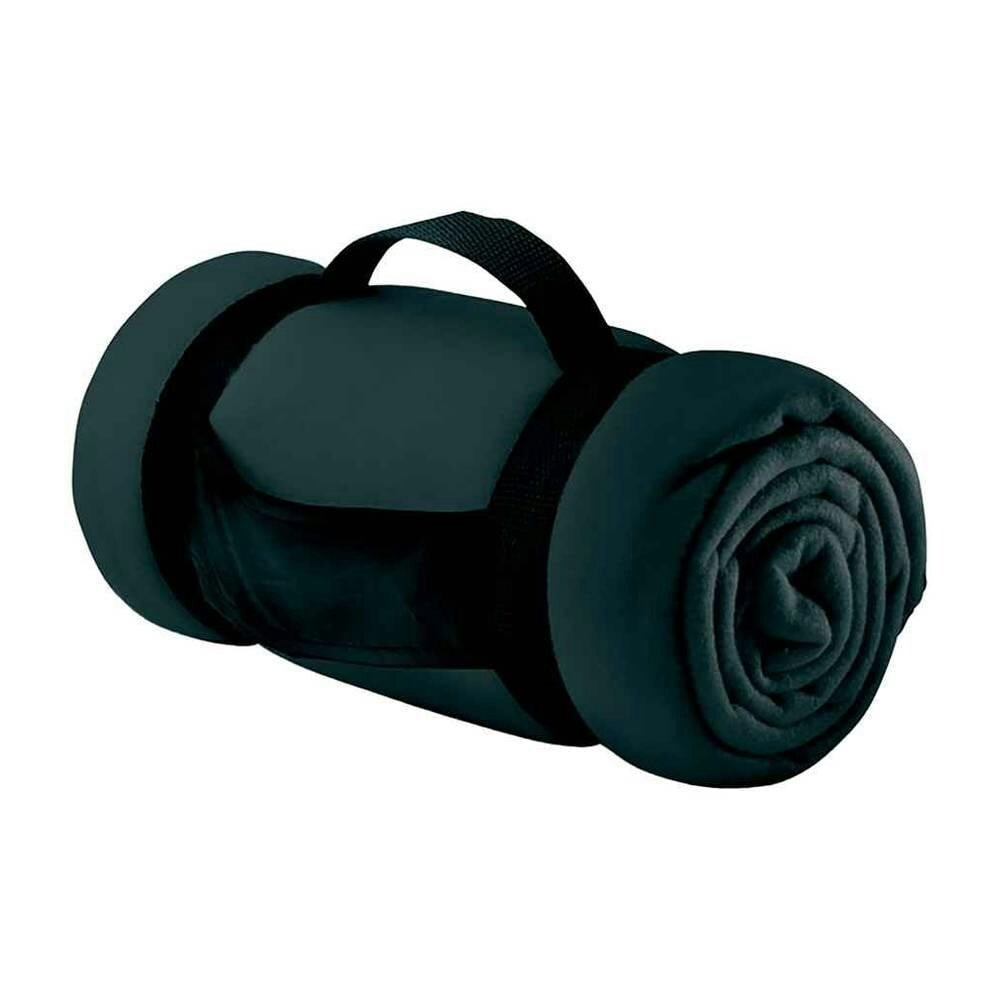 SOLS Stavenger Fleece Plaid Blanket - Dark Grey - One Size