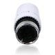 image 5 of Tower TRV Thermostatic Radiator Valve White Angled Lockshield 10-15mm Head Set