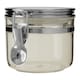 image 1 of Interiors By Premier Elegant Retro Design Jar With Silver Lid 450 ml, Durable Glass Jar With Lid, Sleek Airtight Storage Jar