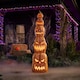 image 2 of Home Accents Holiday 8.5ft Giant-Sized Halloween Jack-O-Lanterns Pumpkin Stack with LEDs