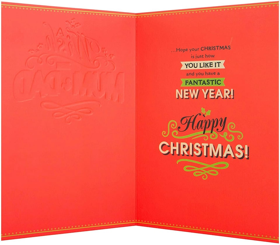 image 1 of Christmas Card to Mum & Dad 'Just How You Like It'